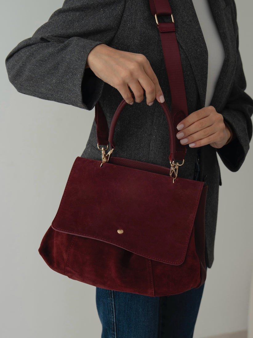 2855 - Ženska Torba Od Prave Brušene Kože