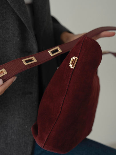 476 - Ženska Torba Od Prave Brušene Kože