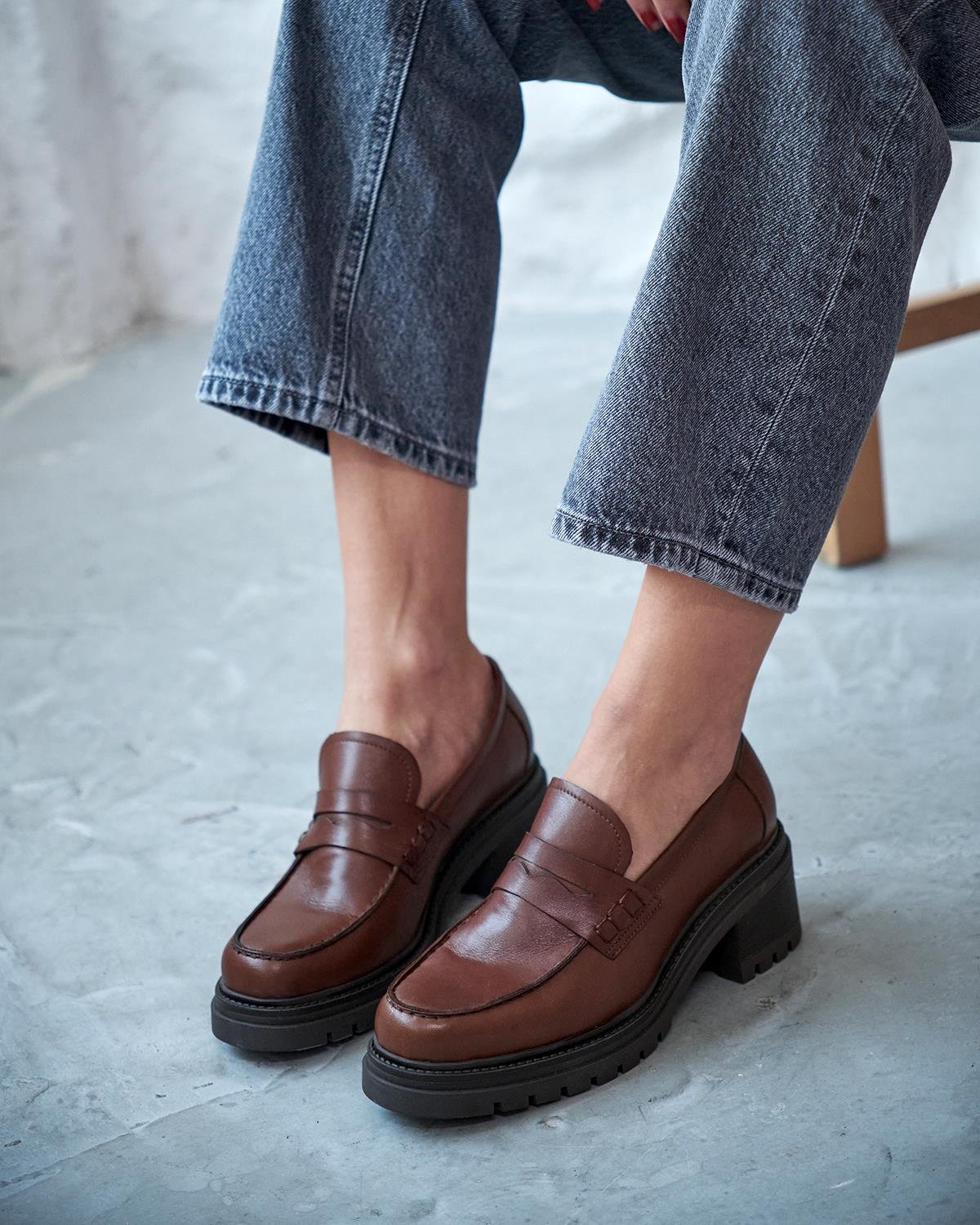 Fewer - Kožne Ženske Cipele