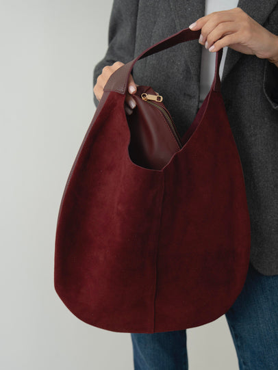 0065 - Ženska Torba Od Prave Brušene Kože