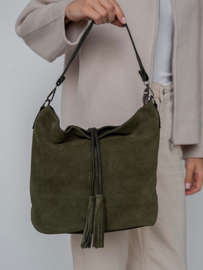 2371- Ženska Torba Od Prave Brušene Kože