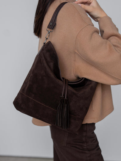 2371- Ženska Torba Od Prave Brušene Kože