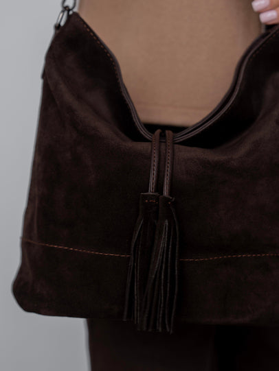 2371- Ženska Torba Od Prave Brušene Kože