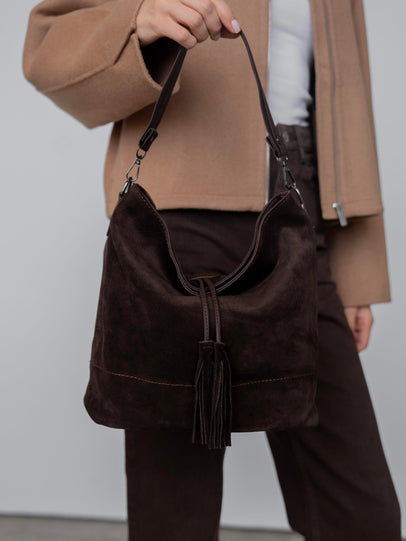 2371- Ženska Torba Od Prave Brušene Kože