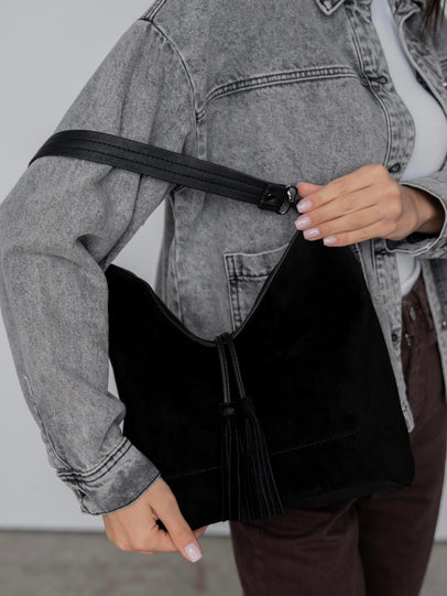 2371- Ženska Torba Od Prave Brušene Kože