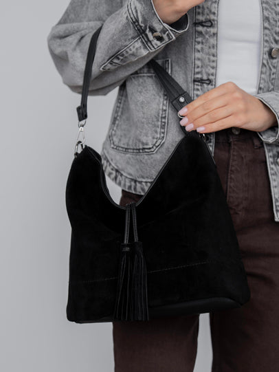 2371- Ženska Torba Od Prave Brušene Kože