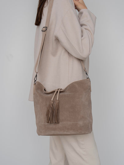 2371- Ženska Torba Od Prave Brušene Kože