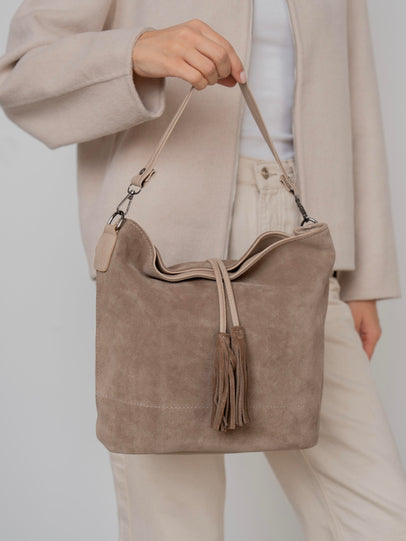 2371- Ženska Torba Od Prave Brušene Kože