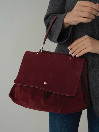 2855 - Ženska Torba Od Prave Brušene Kože