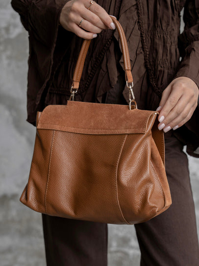 2855 - Ženska Torba Od Prave Brušene Kože