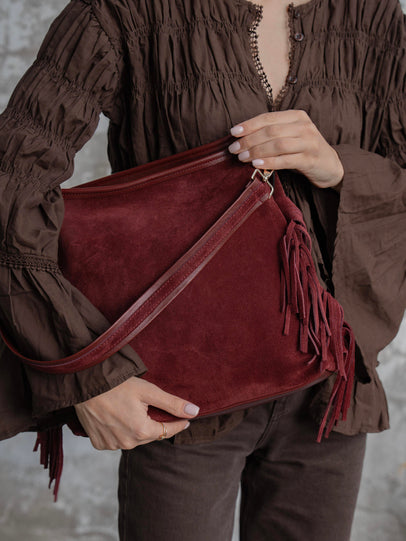 3006 - Ženska torba od prave brušene kože