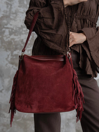 3006 - Ženska torba od prave brušene kože