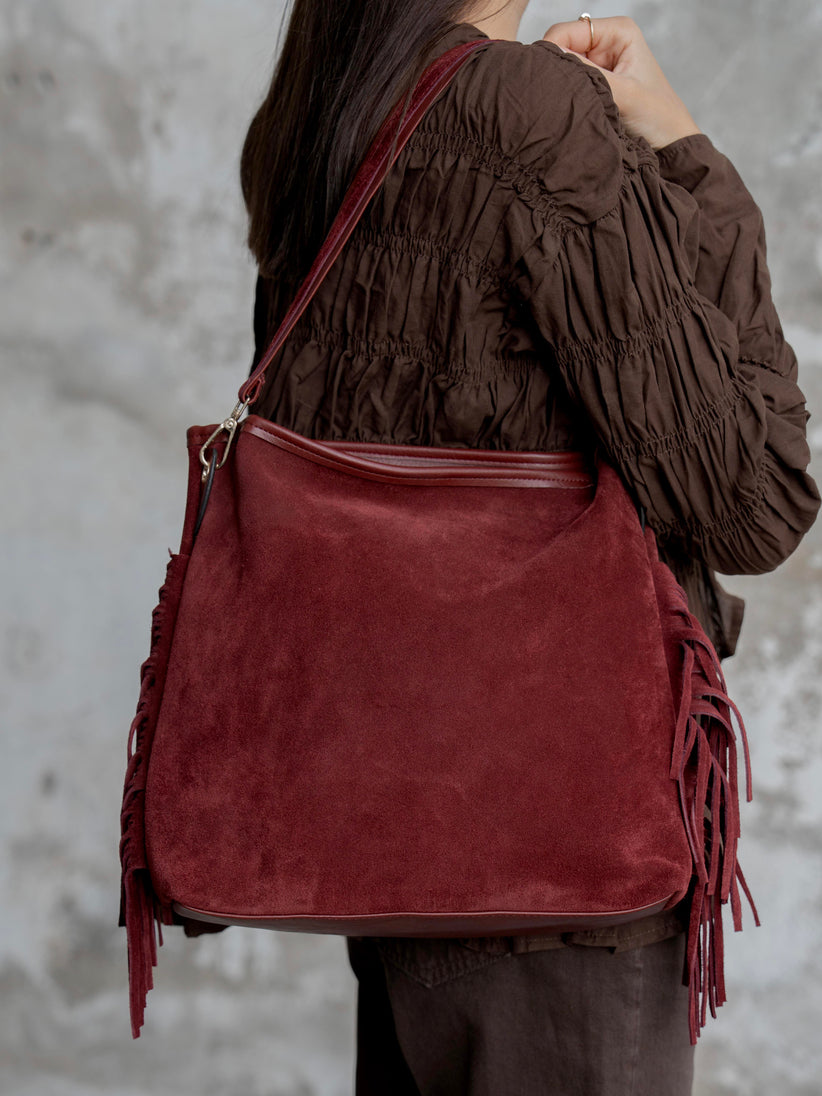 3006 - Ženska torba od prave brušene kože