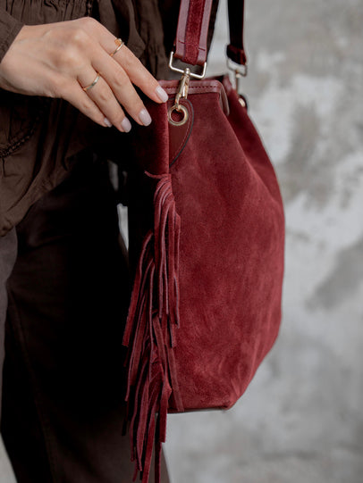 3006 - Ženska torba od prave brušene kože