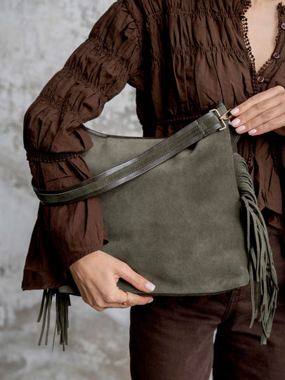 3006 - Ženska torba od prave brušene kože