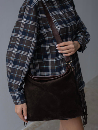 3006 - Ženska torba od prave brušene kože