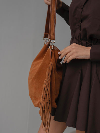 3006 - Ženska torba od prave brušene kože