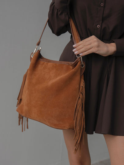 3006 - Ženska torba od prave brušene kože