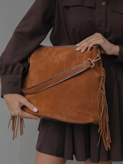 3006 - Ženska torba od prave brušene kože