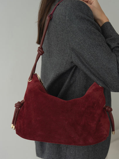 3008 - Ženska Torba Od Prave Brušene Kože