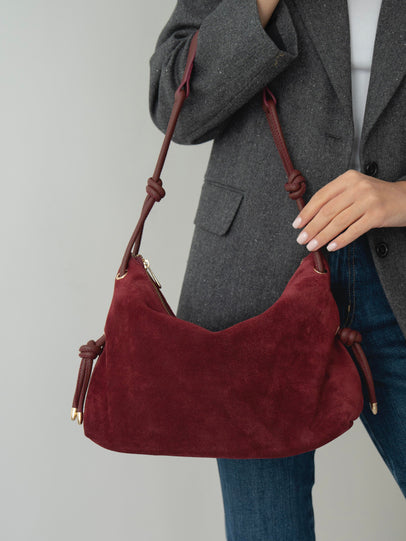 3008 - Ženska Torba Od Prave Brušene Kože