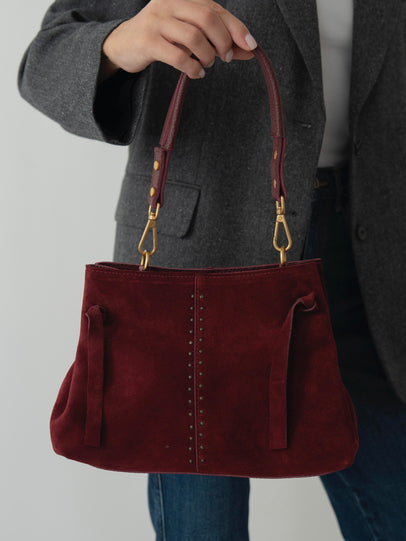 336 - Ženska Torba Od Prave Brušene Kože