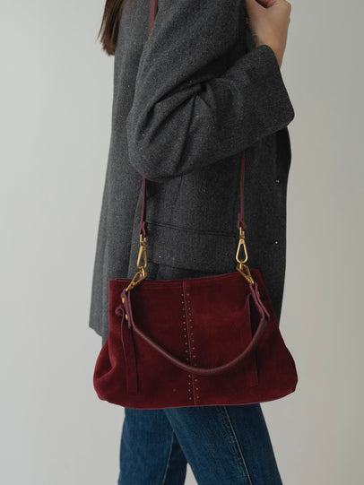 336 - Ženska Torba Od Prave Brušene Kože