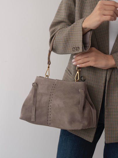 336 - Ženska Torba Od Prave Brušene Kože