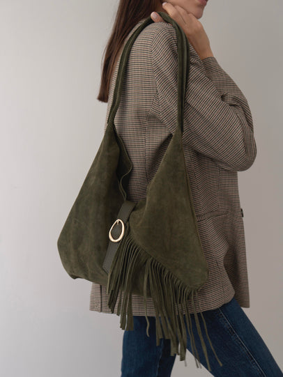 362 - Ženska Torba Od Prave Brušene Kože