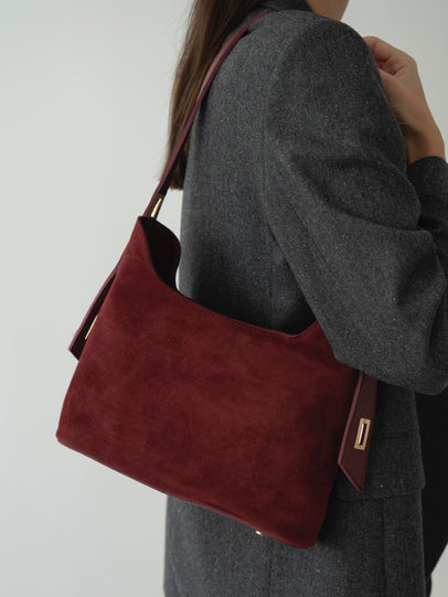 476 - Ženska Torba Od Prave Brušene Kože