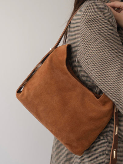 476 - Ženska Torba Od Prave Brušene Kože