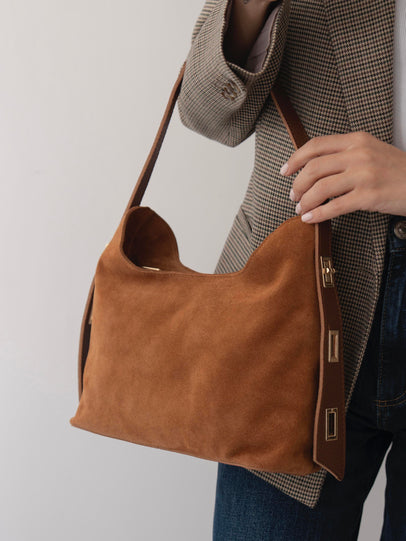 476 - Ženska Torba Od Prave Brušene Kože