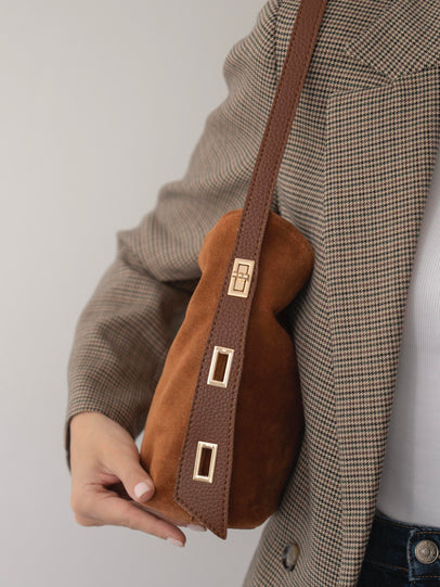 476 - Ženska Torba Od Prave Brušene Kože