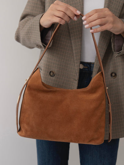 476 - Ženska Torba Od Prave Brušene Kože