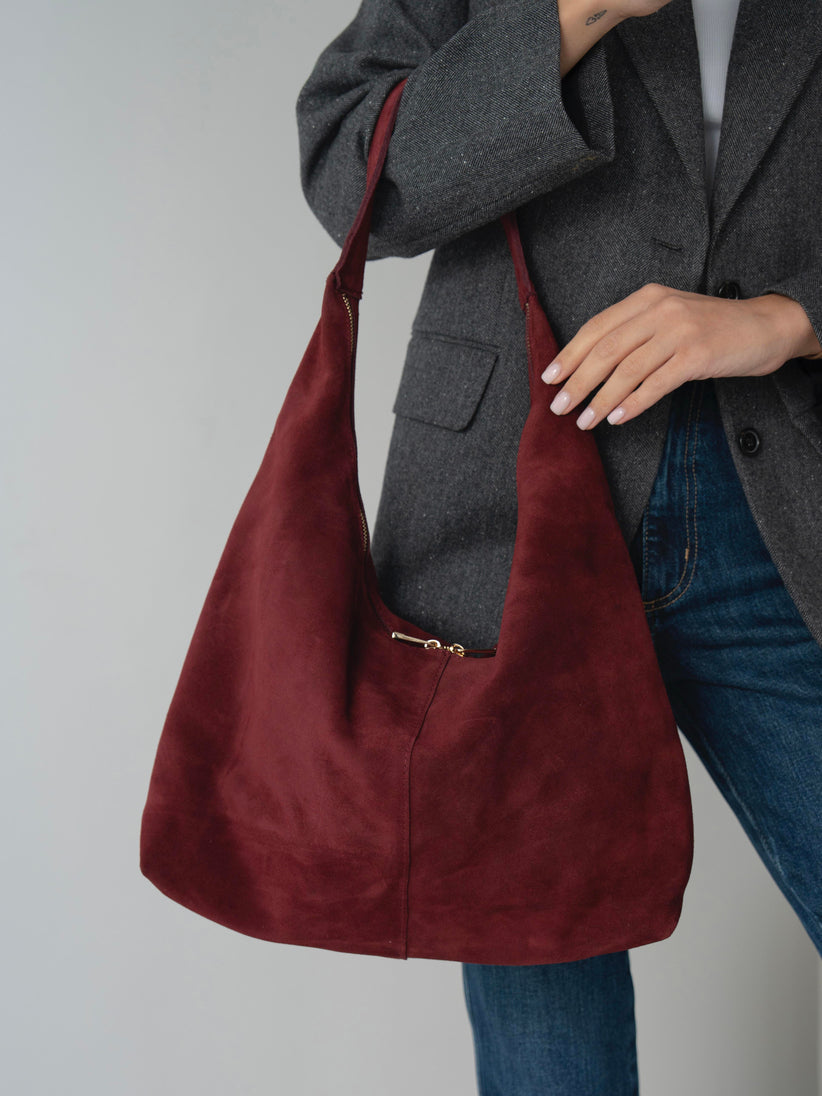 482 - Ženska Torba Od Prave Brušene Kože