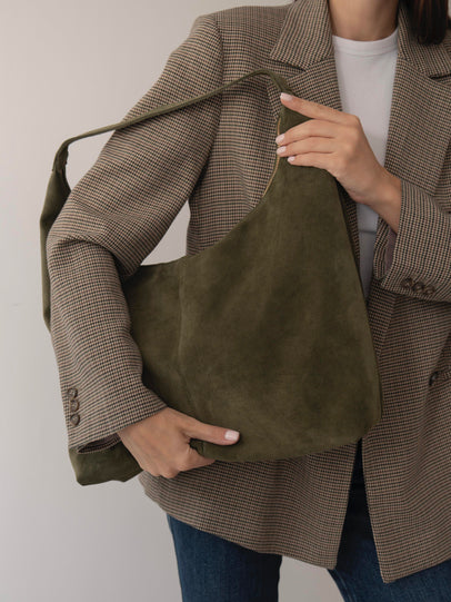 482 - Ženska Torba Od Prave Brušene Kože