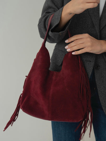 487 - Ženska Torba Od Prave Brušene Kože