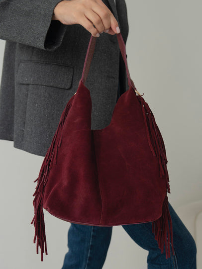 487 - Ženska Torba Od Prave Brušene Kože