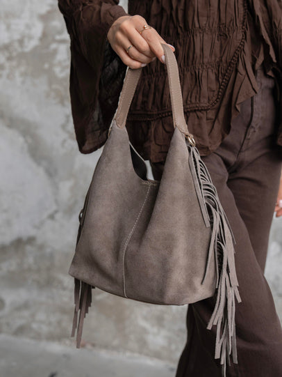 487 - Ženska Torba Od Prave Brušene Kože