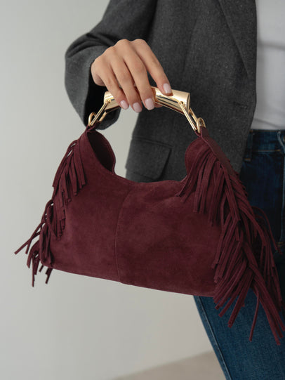 488 - Ženska Torba Od Prave Brušene Kože