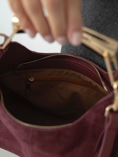 488 - Ženska Torba Od Prave Brušene Kože