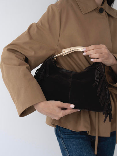 488 - Ženska Torba Od Prave Brušene Kože