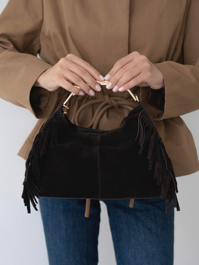 488 - Ženska Torba Od Prave Brušene Kože