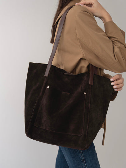 6026 - Ženska Torba Od Prave Brušene Kože