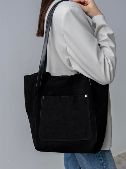 6026 - Ženska Torba Od Prave Brušene Kože