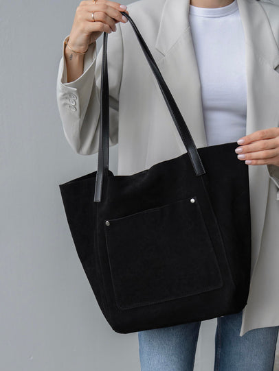 6026 - Ženska Torba Od Prave Brušene Kože