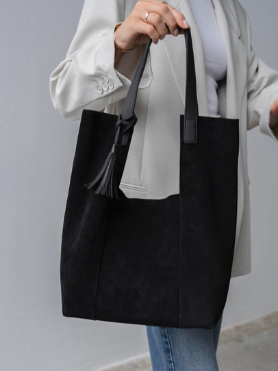 6414 - Ženska Torba Od Prave Brušene Kože