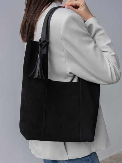 6414 - Ženska Torba Od Prave Brušene Kože