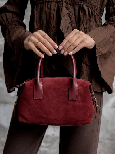 467- Ženska Torba Od Prave Brušene Kože