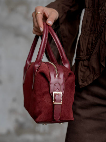 467- Ženska Torba Od Prave Brušene Kože